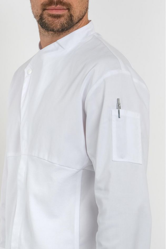 Auguste Chef Jacket Design, White - S | Boldric